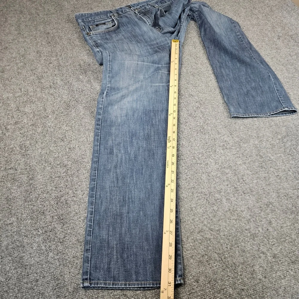 Hugo Boss Kansas Regular Fit Jeans Mens 36 Blue Italian Stretch Denim Pants